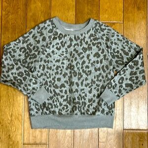 Leopard Print Sweater NWOT